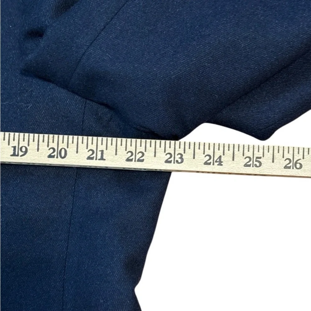 Hickey Freeman Navy Cashmere Silk Blazer Sport Coat 46R St George Gold Buttons